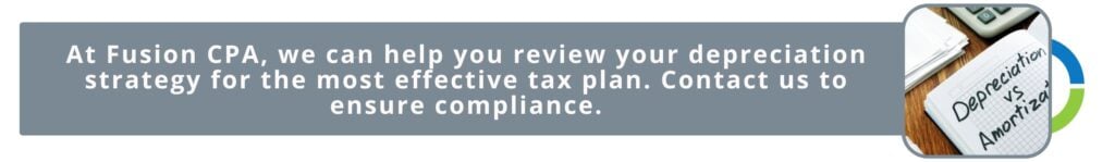 Depreciation tax considerations