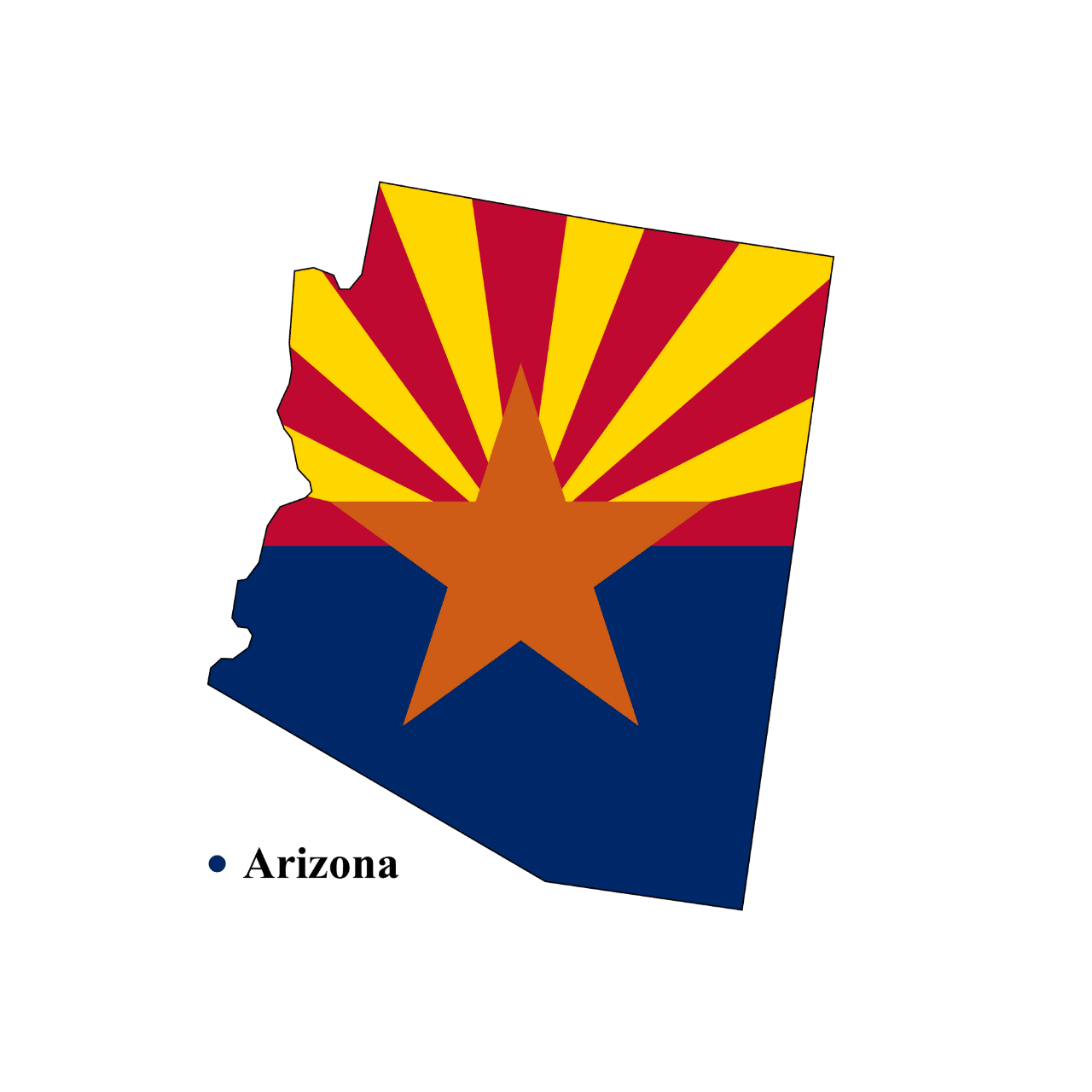Arizona State Map
